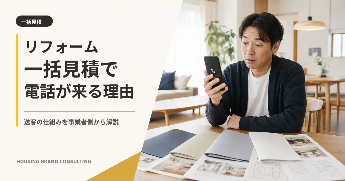 リフォーム一括見積で電話がくる理由